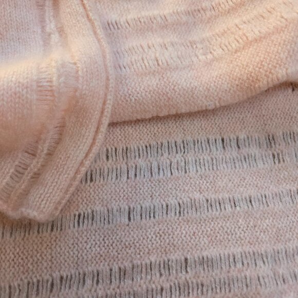 NWOT Calypso St. Barth Cashmere Poncho Peach Pink Boho - Picture 9 of 10